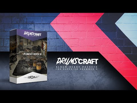 Punchy Rock III: Superior Drummer 3 Preset - Sound Demo Video