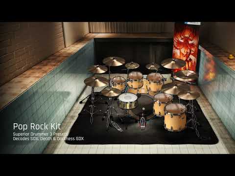 Pop Rock Kit: Superior Drummer 3 Preset - Sound Demo Video