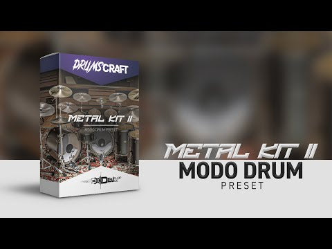 Metal Kit II for MODO Drum - Sound Demo Video