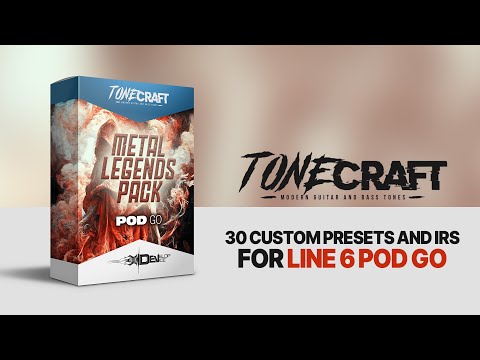 Metal Legends Pack for Line 6 POD Go - Sound Demo Video