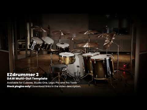 EZDrummer 3 Multi-Out Template for Pro Tools - Sound Demo Video