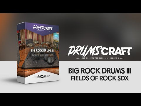Big Rock Drums III - Sound Demo Video
