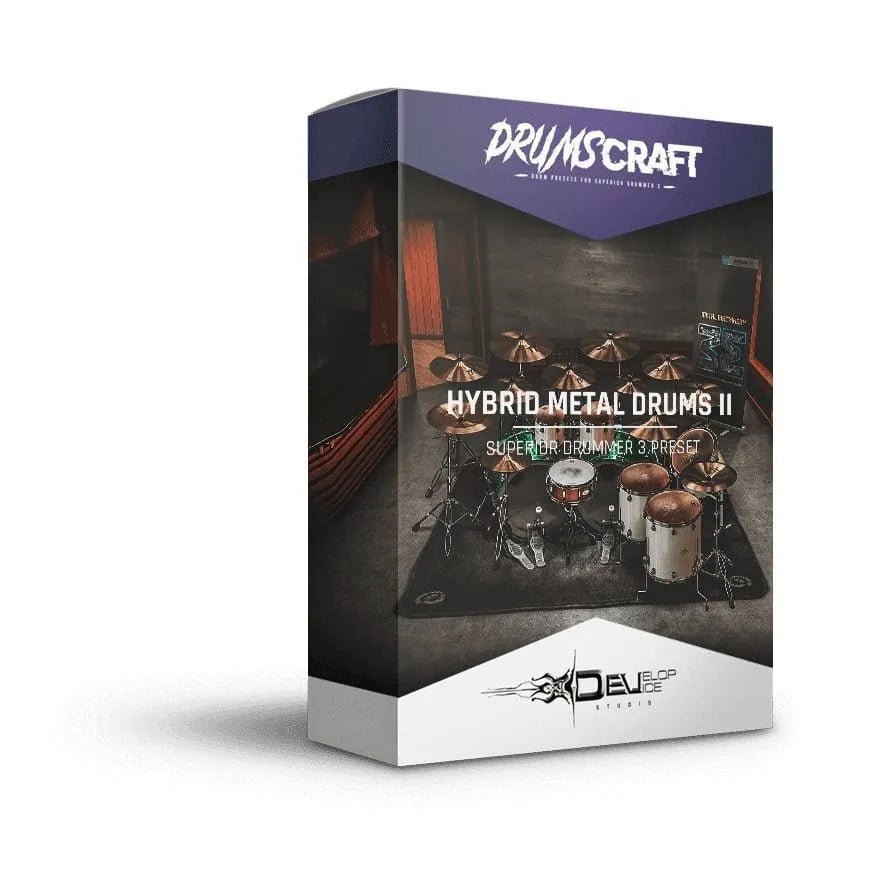 Hybrid Metal Drums II - Superior Drummer 3 Presets - Develop Device Studio