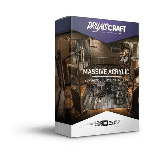 Massive Acrylic: Superior Drummer 3 Preset - Superior Drummer 3 Preset - Professional Drum Sound