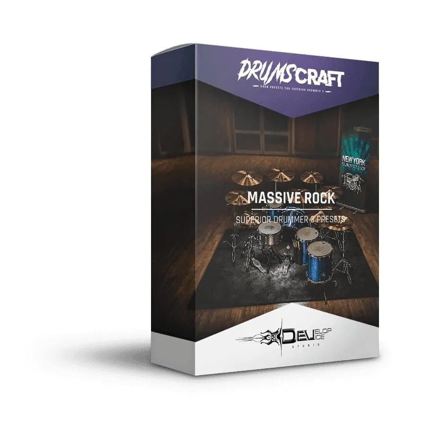 Massive Rock | 2 presets for Superior Drummer 3 - Superior Drummer 3 Presets by Develop Device