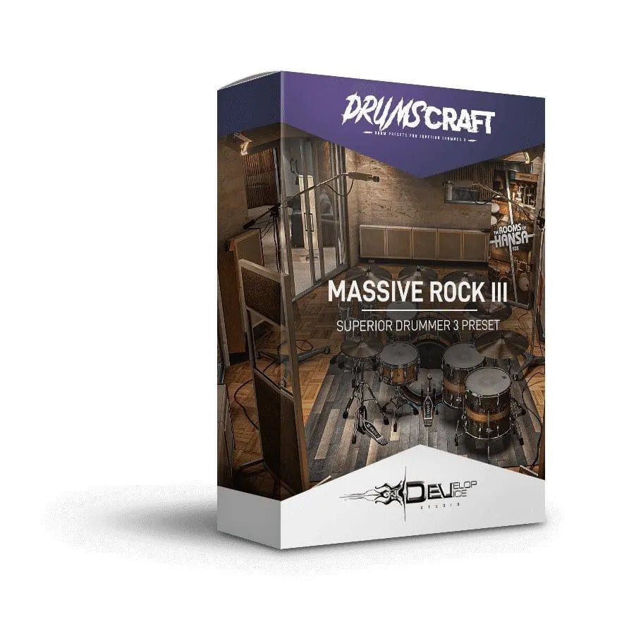 Massive Rock III - Superior Drummer 3 Presets by Develop Device