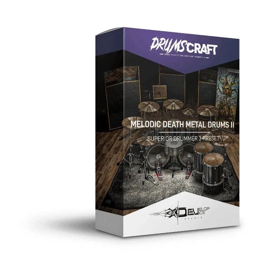 Melodic Death Metal Drums II - Superior Drummer 3 Presets - Develop Device Studio