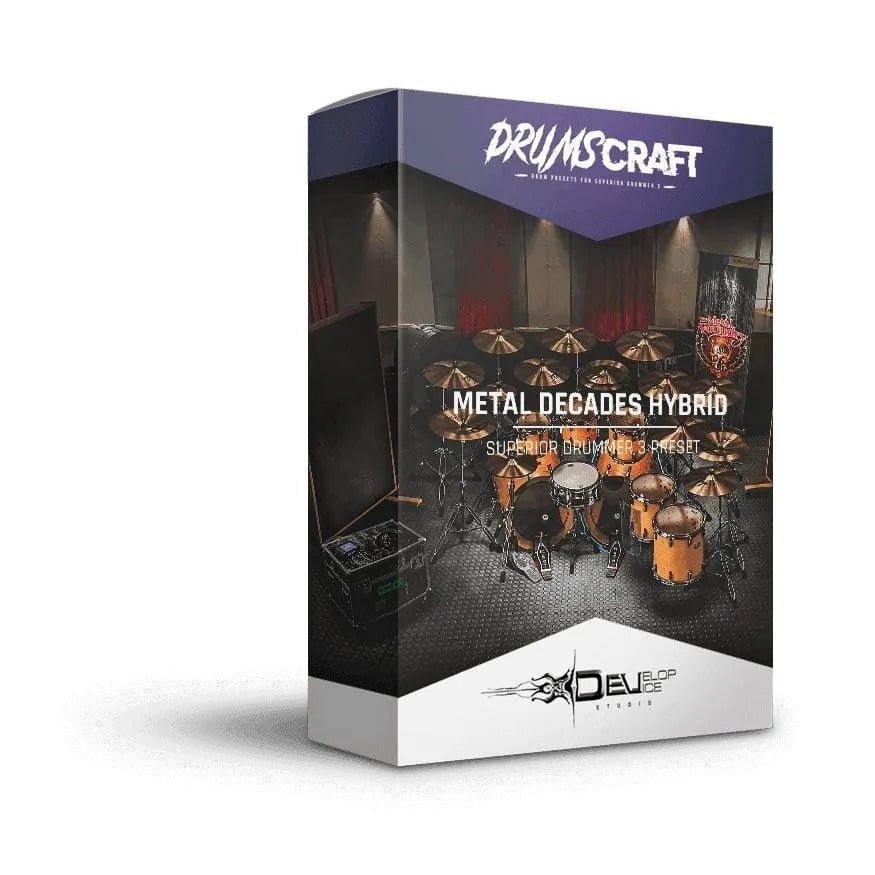 Metal Decades Hybrid - Superior Drummer 3 Presets by Develop Device