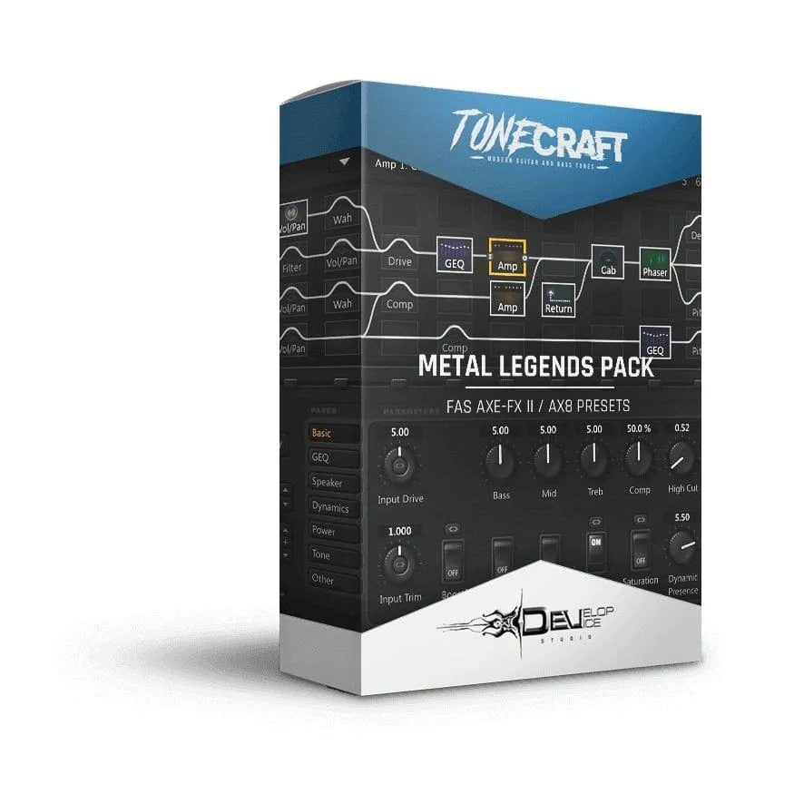 Metal Legends Pack for Fractal Axe-Fx II & AX8 - Fractal Axe-Fx II / AX8 Presets - Develop Device Studio