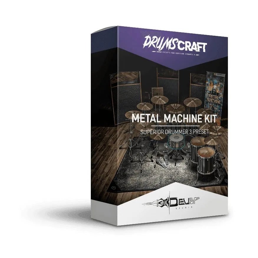 Metal Machine Kit - Superior Drummer 3 Presets - Develop Device Studio