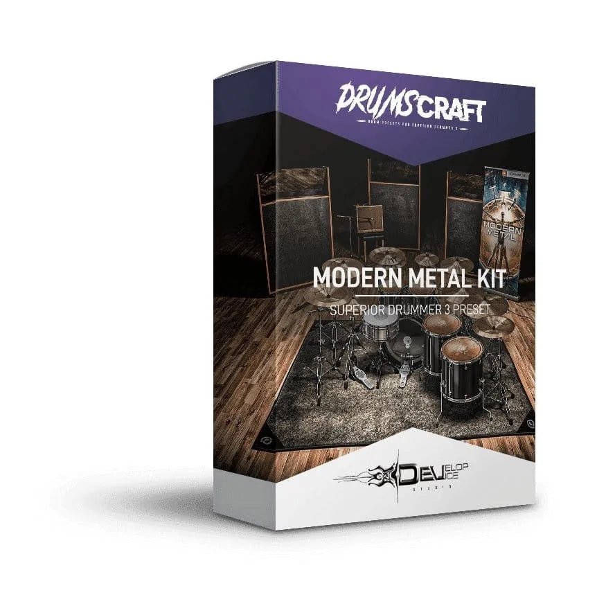 Modern Metal Kit - Superior Drummer 3 Presets - Develop Device Studio