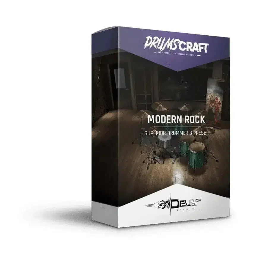 Modern Rock Superior Drummer 3 Preset Box by Drums Craft