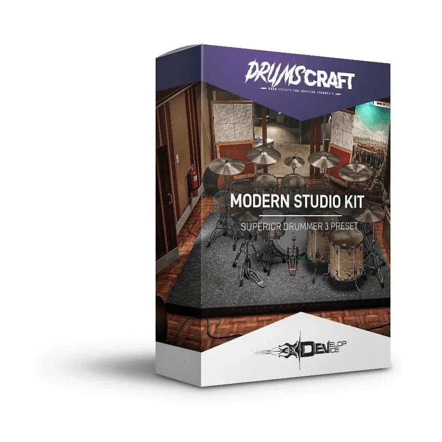 Modern Studio Kit - Superior Drummer 3 Presets - Develop Device Studio