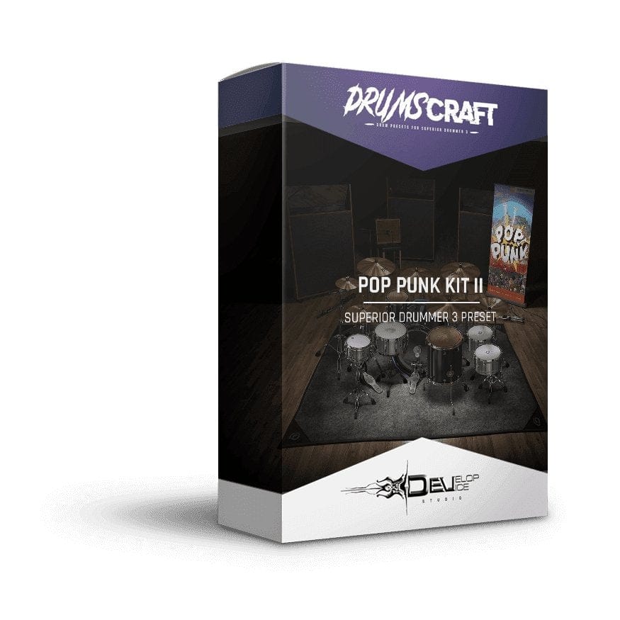 Pop Punk Kit II - Superior Drummer 3 Presets - Develop Device Studio
