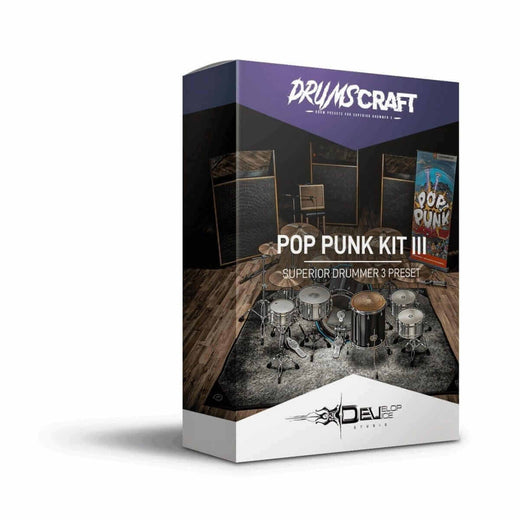 Pop Punk Kit III: Superior Drummer 3 Preset - Superior Drummer 3 Preset - Professional Drum Sound