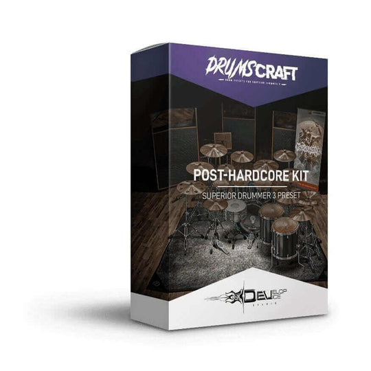 Post-Hardcore Kit Superior Drummer 3 Preset Box by Drumscraft