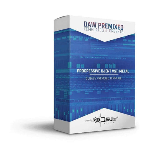 Progressive Djent VSTi Template for Cubase - Cubase Production Template - Pro Mixing