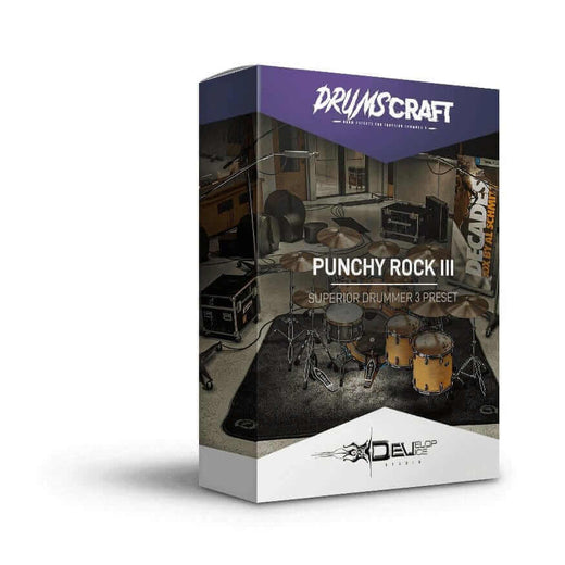 Punchy Rock III: Superior Drummer 3 Preset - Superior Drummer 3 Preset - Professional Drum Sound