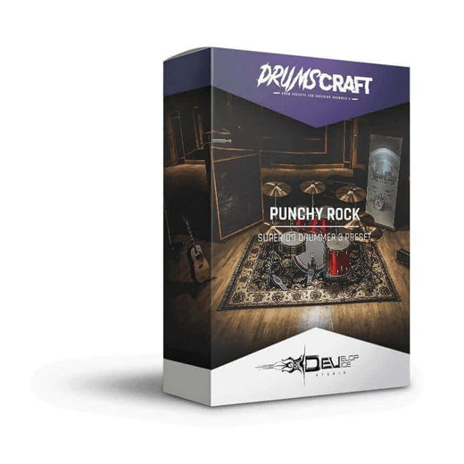 Punchy Rock: Superior Drummer 3 Preset - Superior Drummer 3 Preset - Professional Drum Sound