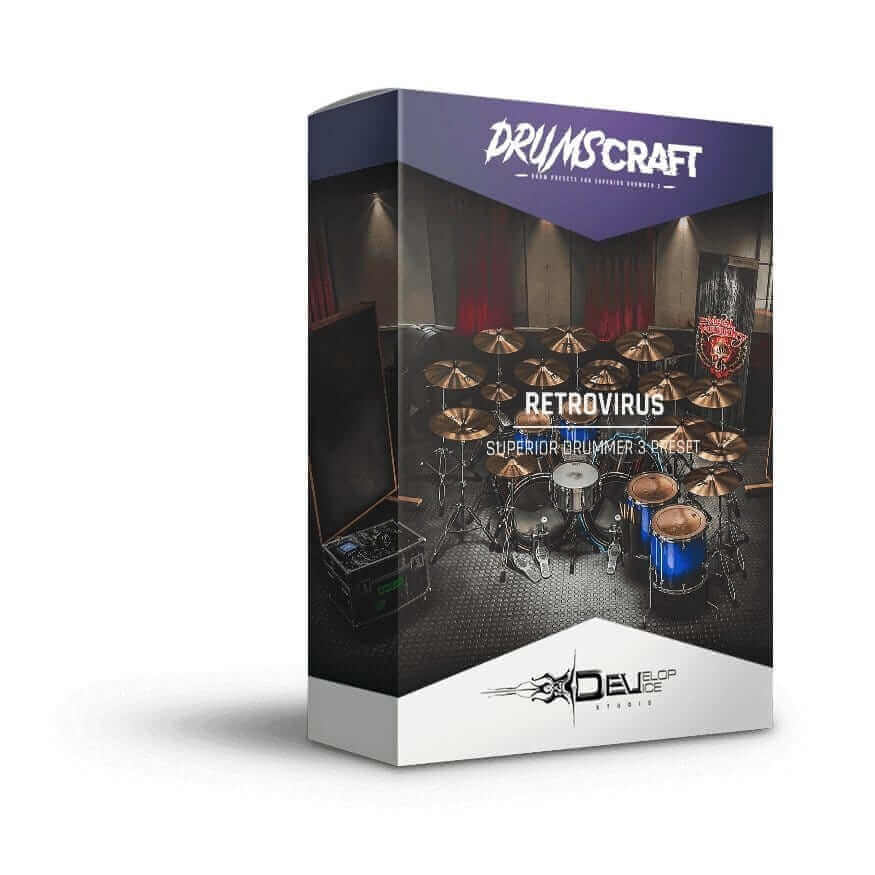 Retrovirus Superior Drummer 3 Preset Box for Modern Metal Music Production