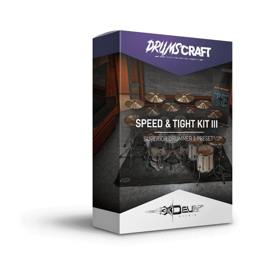 Speed & Tight Kit III - Superior Drummer 3 Presets - Develop Device Studio