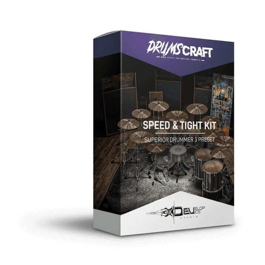 Speed & Tight Drum Sound - Superior Drummer 3 Preset - Album-Ready Mix