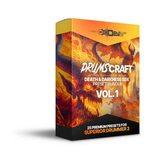 Superior Drummer 3 Death & Darkness SDX Preset Bundle Vol. 1 Box by Develop Device