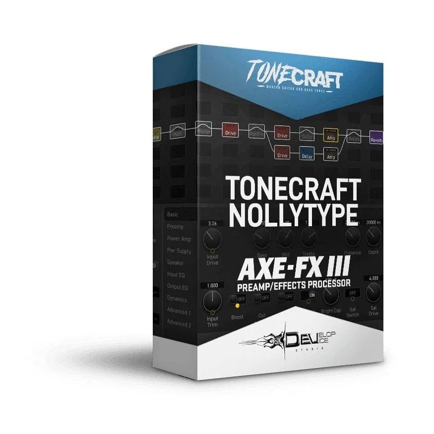 Tonecraft Nollytype Pack for Fractal Axe-Fx III - Fractal Axe-Fx III Presets by Develop Device