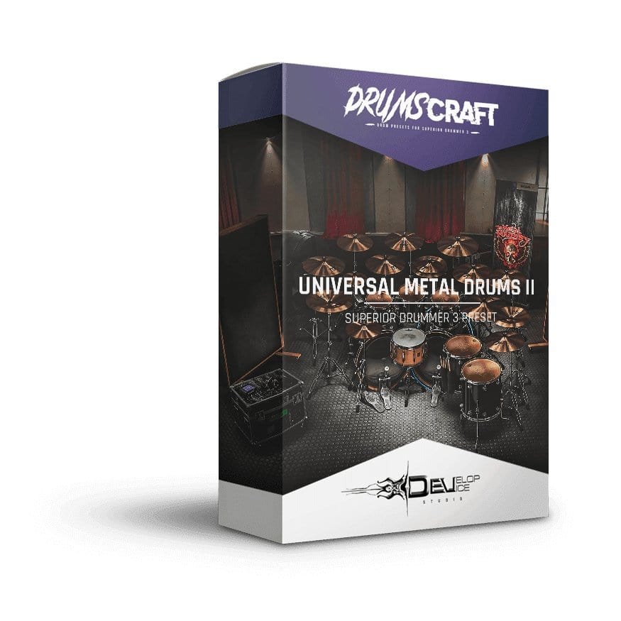 Universal Metal Drums II - Superior Drummer 3 Presets - Develop Device Studio