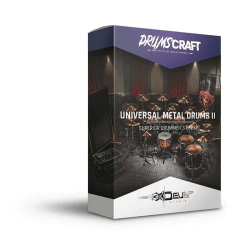 Universal Metal Drums II: Superior Drummer 3 Preset