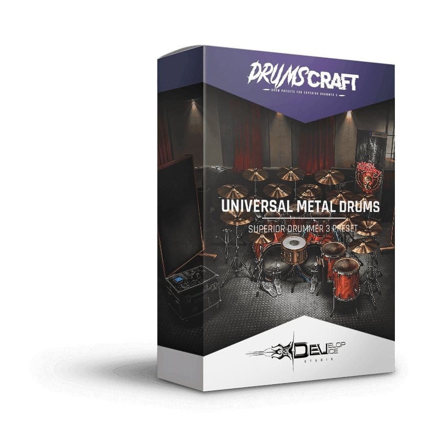 Universal Metal Drums - Superior Drummer 3 Presets - Develop Device Studio
