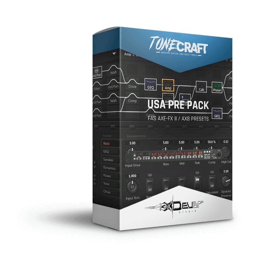 USA Pre Pack for Fractal Axe-Fx II / AX8 - Fractal Axe-Fx II / AX8 Presets - Develop Device Studio
