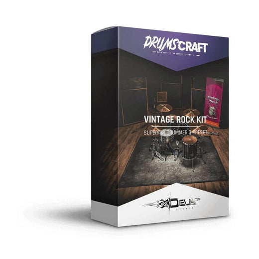 Vintage Rock Drum Sound - Superior Drummer 3 Preset - Album-Ready Mix